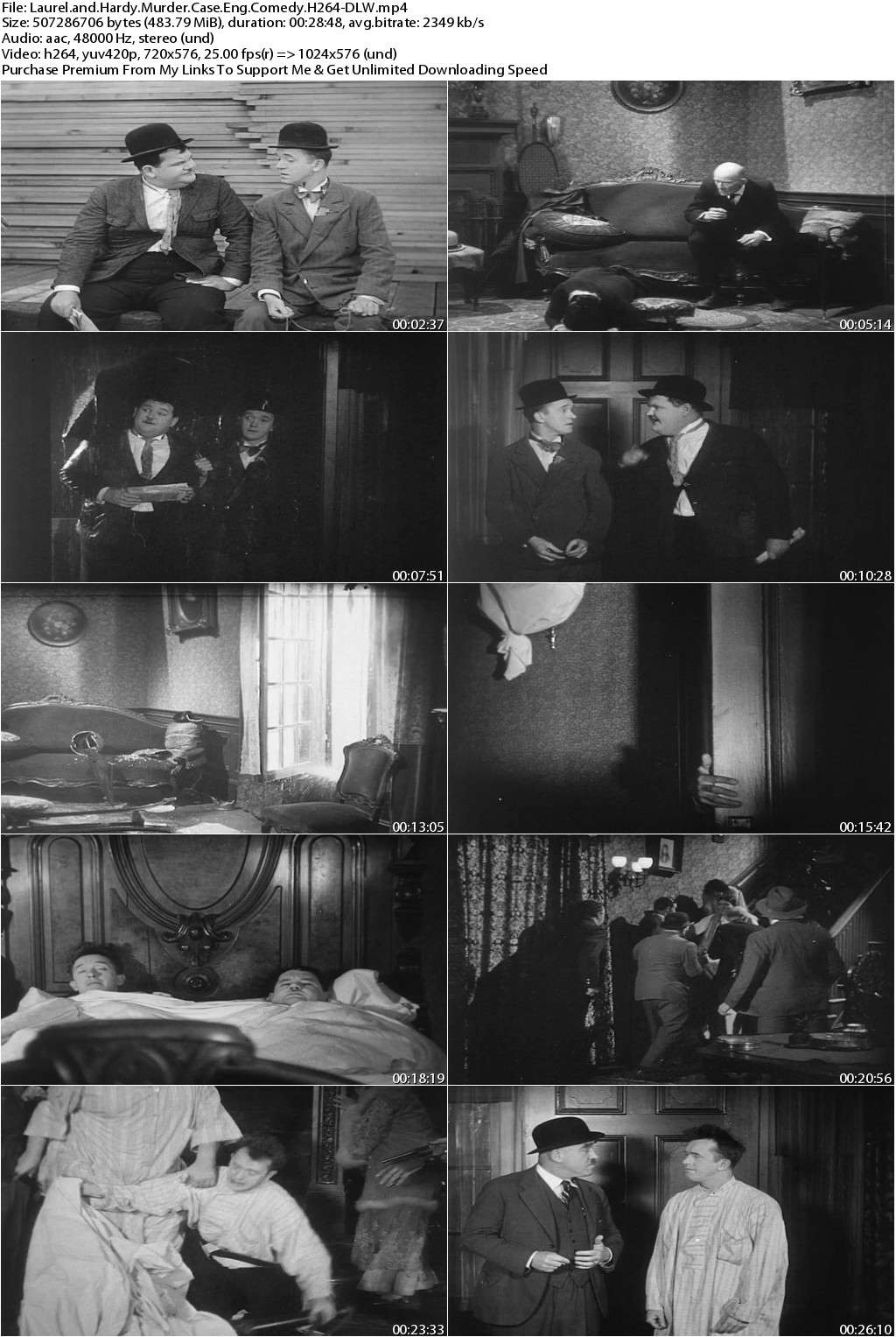 Laurel and Hardy Murder Case (1930) DVDRip Eng Comedy H264-DLW