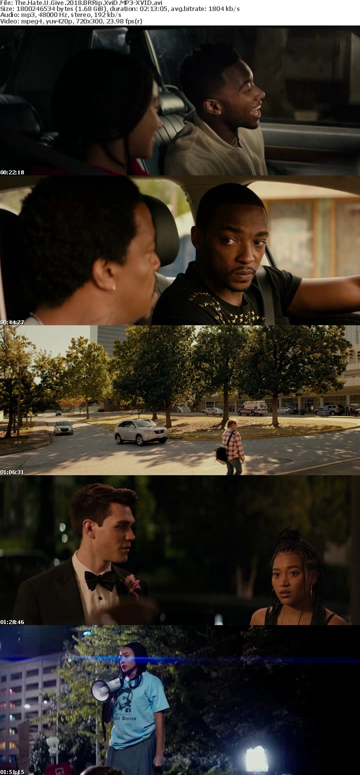 The Hate U Give 2018 BRRip XviD MP3-XVID The Hate U Give 2018 BRRip XviD MP3-XVID