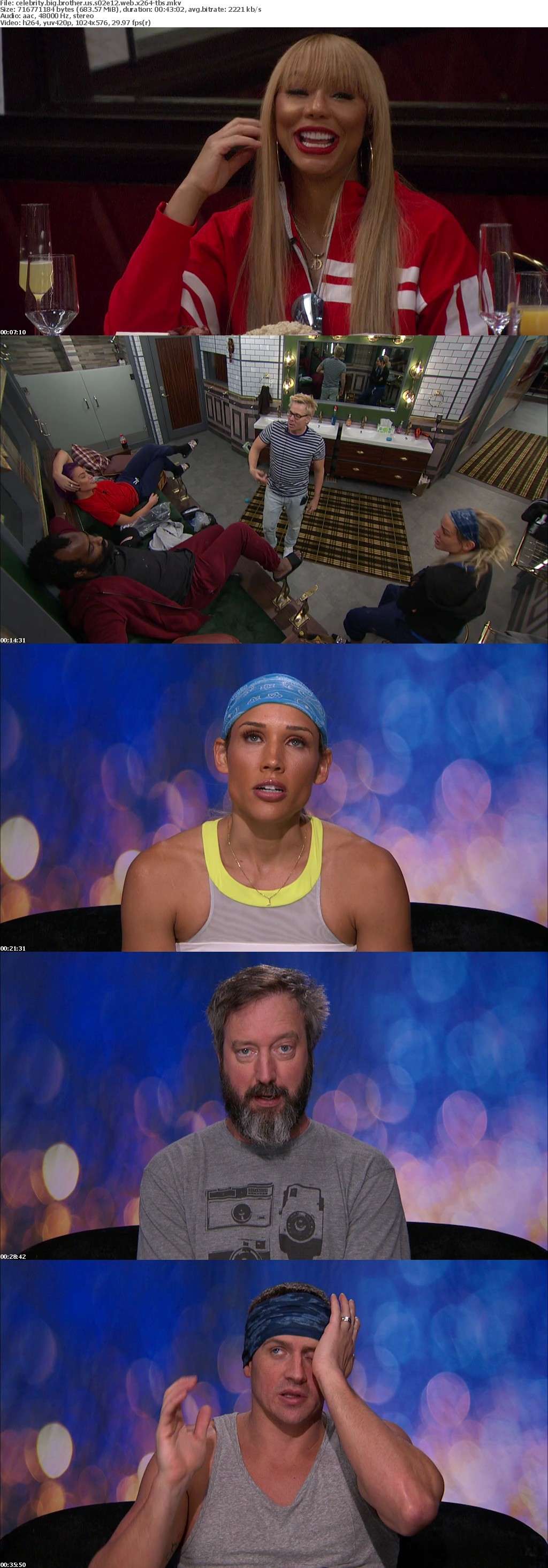 Celebrity Big Brother US S02E12 WEB x264-TBS Celebrity Big Brother US S02E12 WEB x264-TBS