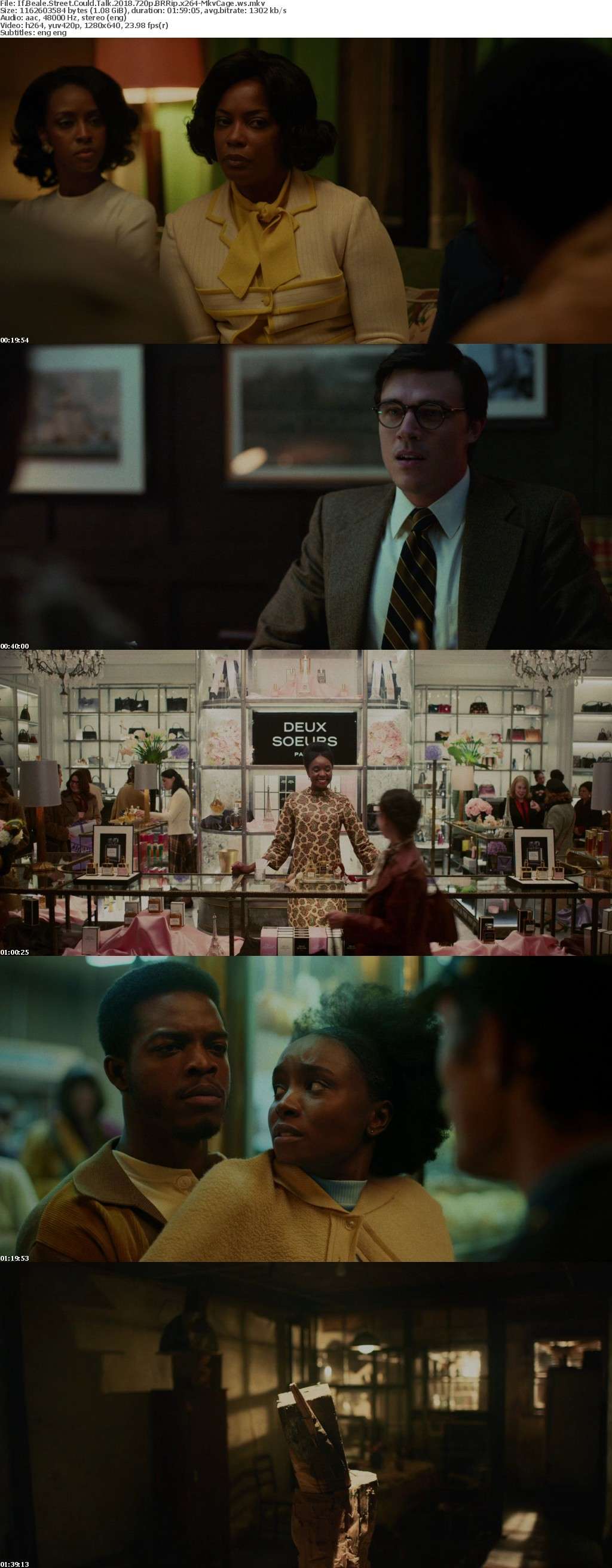 If Beale Street Could Talk 2018 720p BRRip x264-MkvCage If Beale Street Could Talk 2018 720p BRRip x264-MkvCage