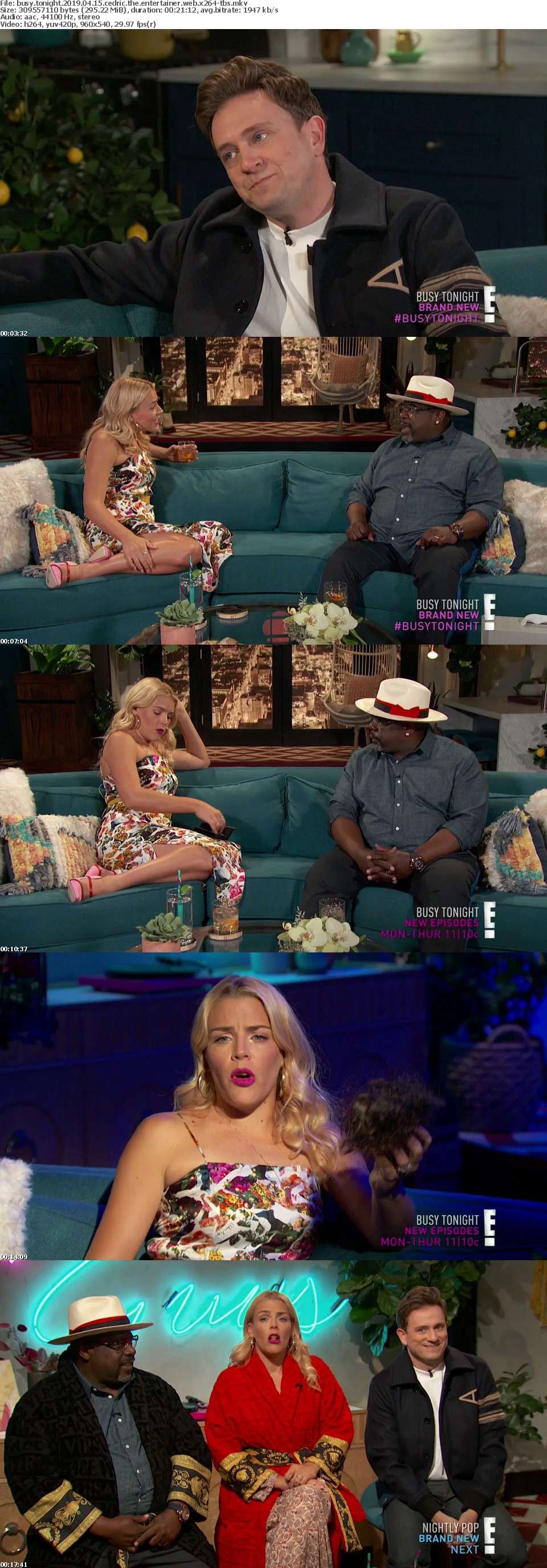 Busy Tonight 2019 04 15 Cedric the Entertainer WEB x264-TBS Busy Tonight 2019 04 15 Cedric the Entertainer WEB x264-TBS
