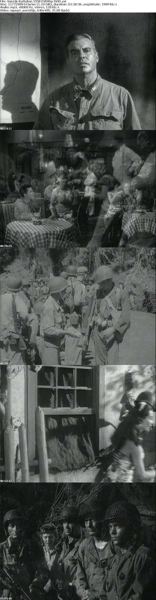 Suicide Battalion 1958 DVDRip XViD Suicide Battalion 1958 DVDRip XViD