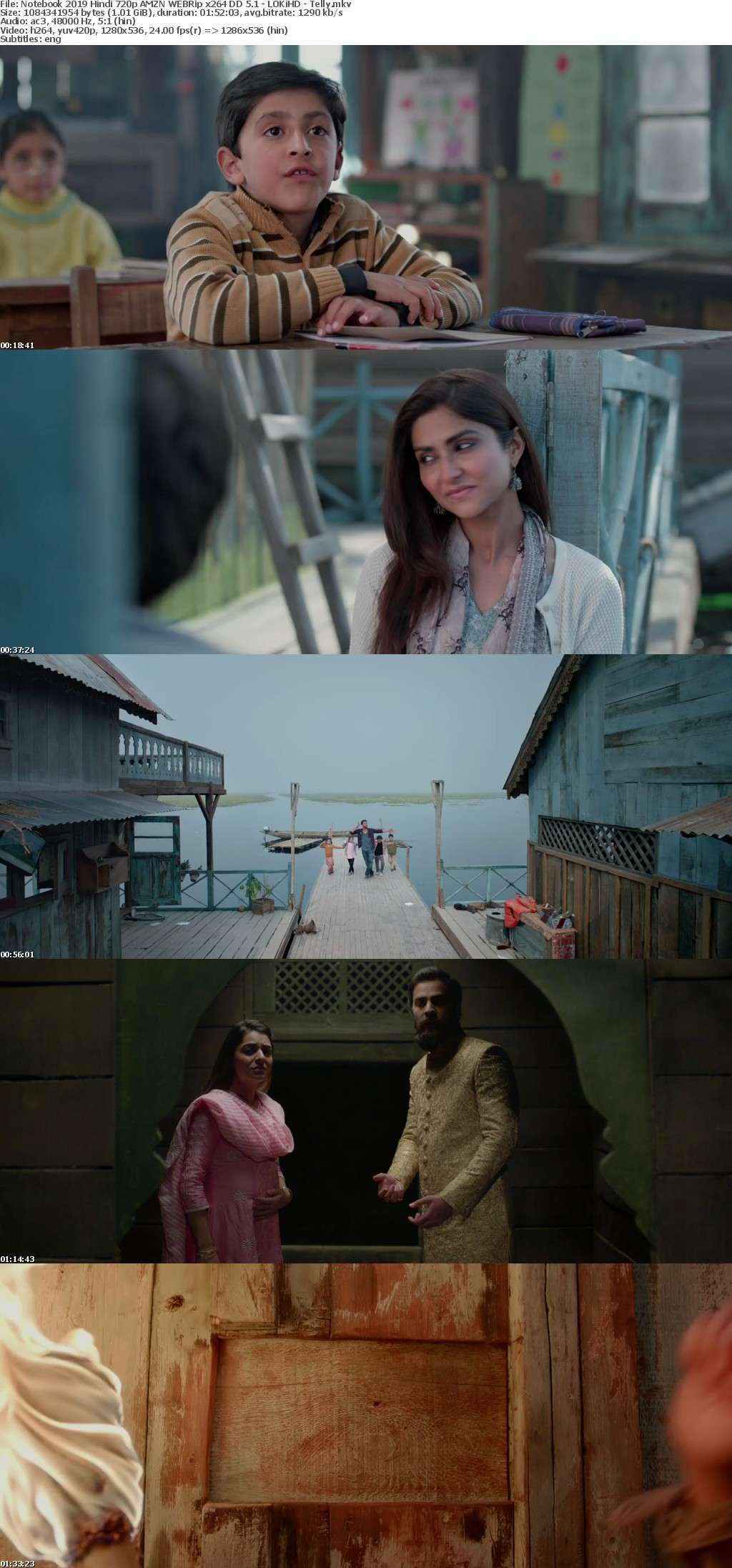 Notebook 2019 Hindi 720p AMZN WEBRip x264 DD 5 1 - LOKiHD - Telly Notebook 2019 Hindi 720p AMZN WEBRip x264 DD 5 1 - LOKiHD - Telly