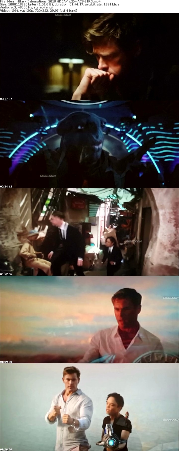 Men in Black International 2019 HDCAM x264 AC3-ETRG Men in Black International 2019 HDCAM x264 AC3-ETRG