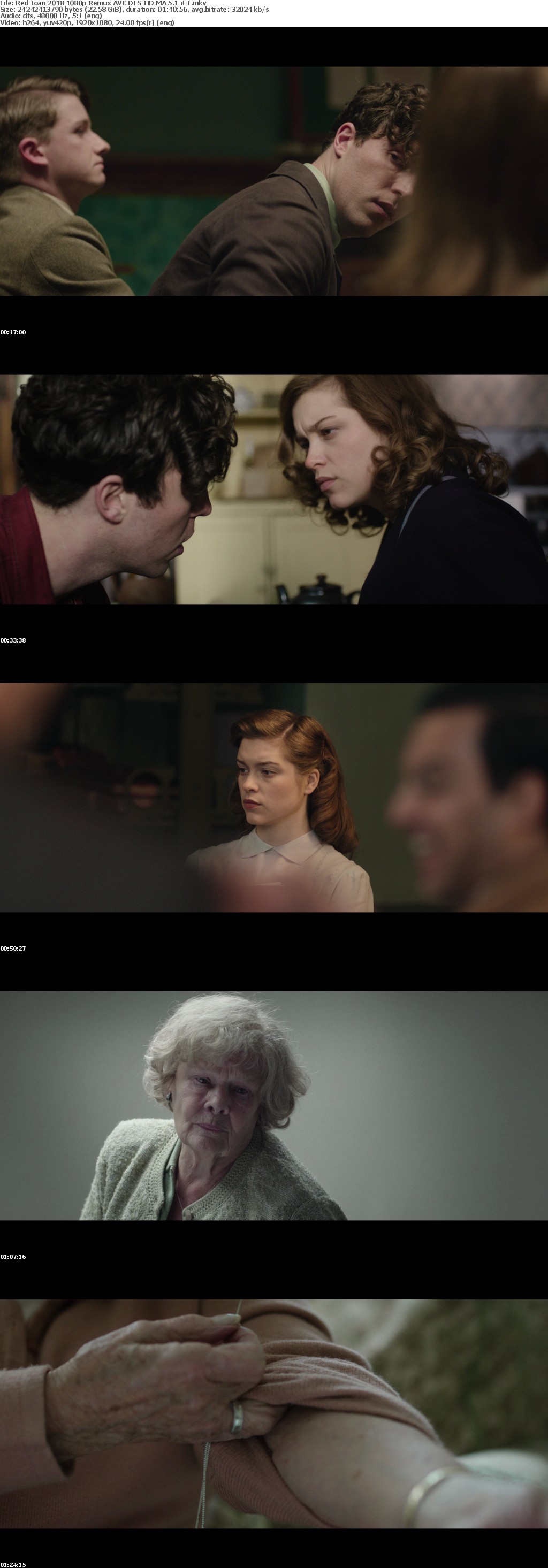 Red Joan 2018 1080p Remux AVC DTS-HD MA 5 1-iFT Red Joan 2018 1080p Remux AVC DTS-HD MA 5 1-iFT