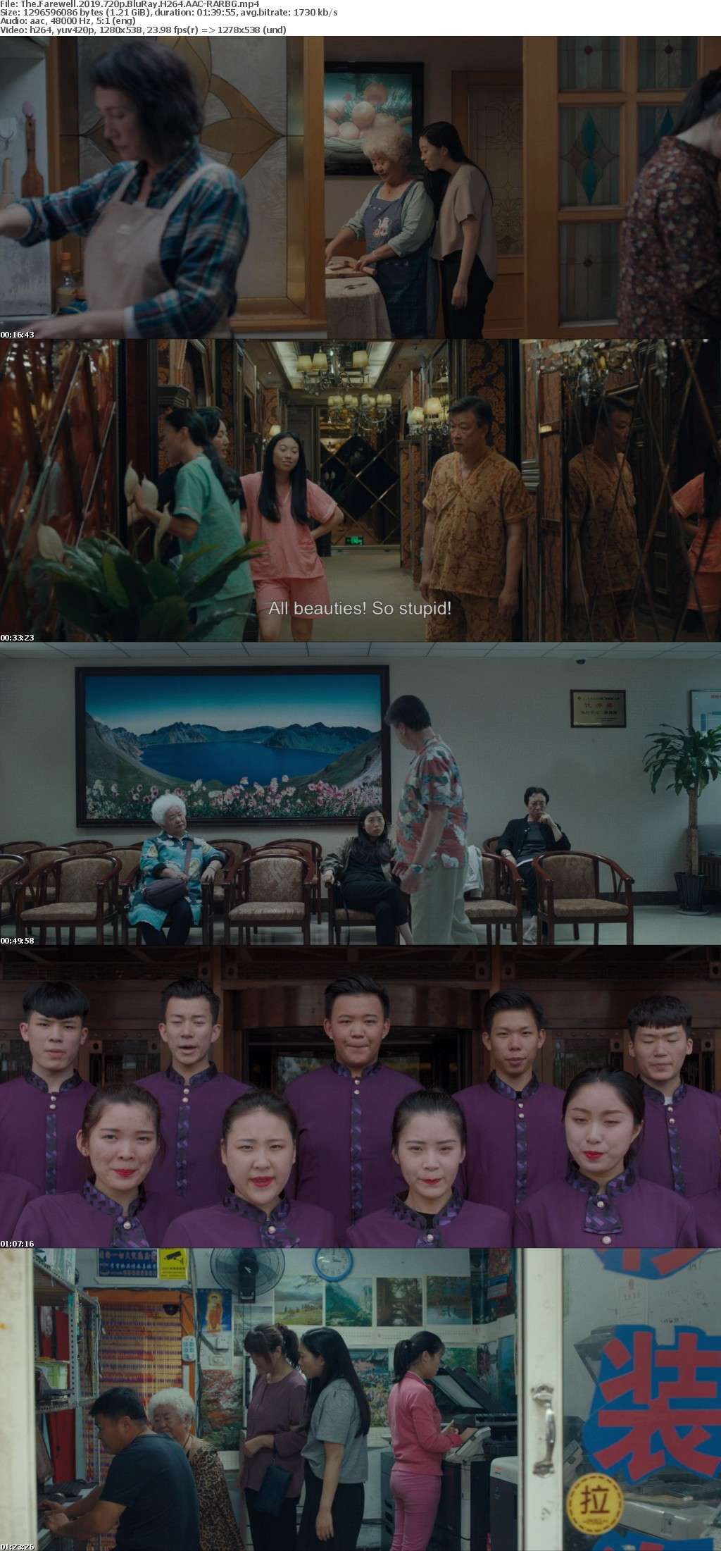 The Farewell 2019 720p BluRay H264 AAC-RARBG The Farewell 2019 720p BluRay H264 AAC-RARBG