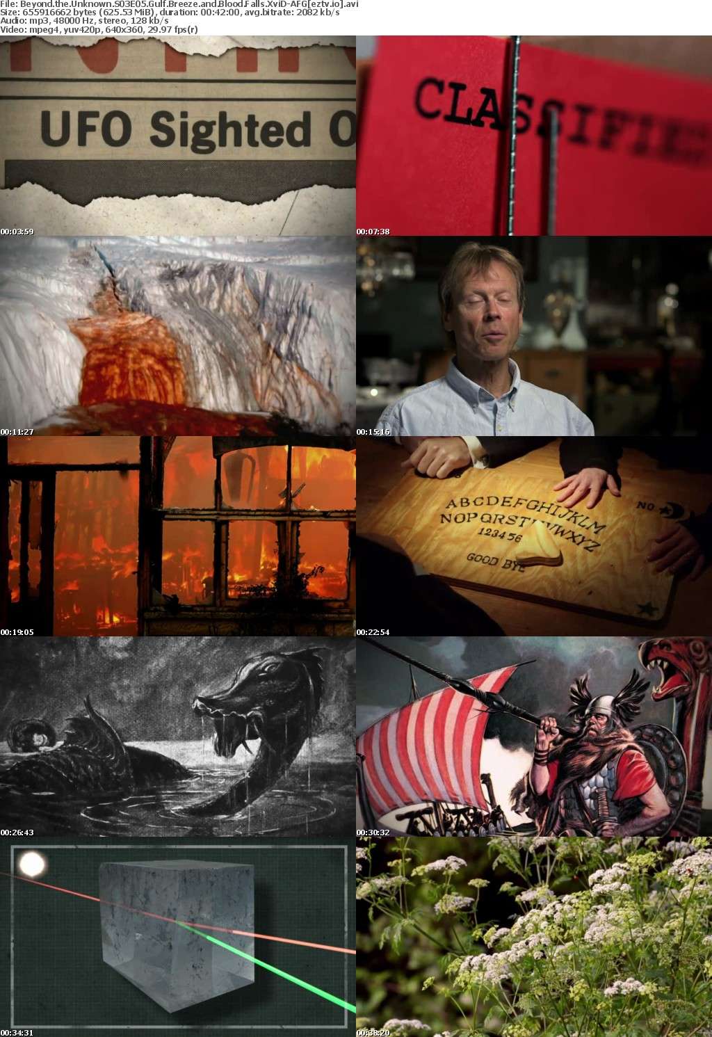 Beyond the Unknown S03E05 Gulf Breeze and Blood Falls XviD-AFG Beyond the Unknown S03E05 Gulf Breeze and Blood Falls XviD-AFG