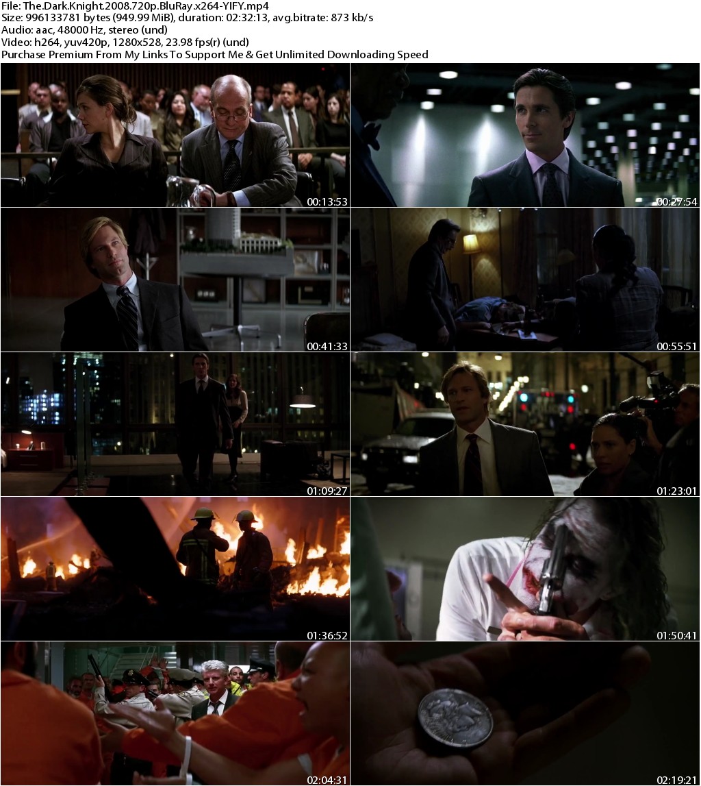 The Dark Knight (2008) 720p BluRay x264-YIFY