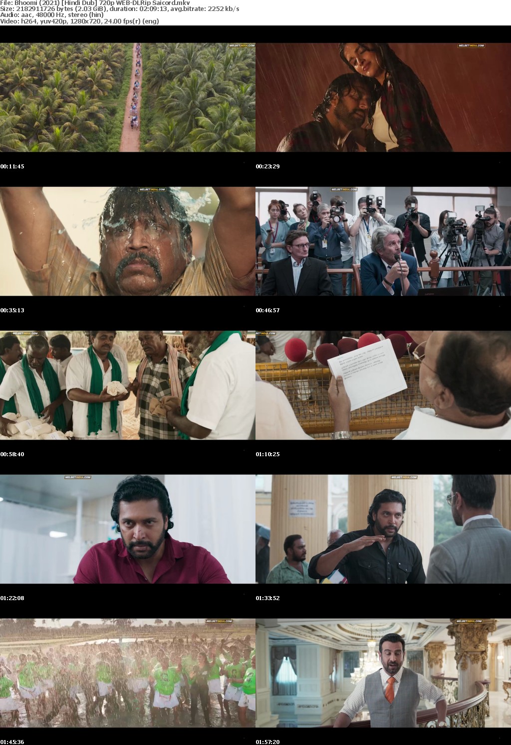 Bhoomi (2021) Hindi Dub 720p WEB-DLRip Saicord