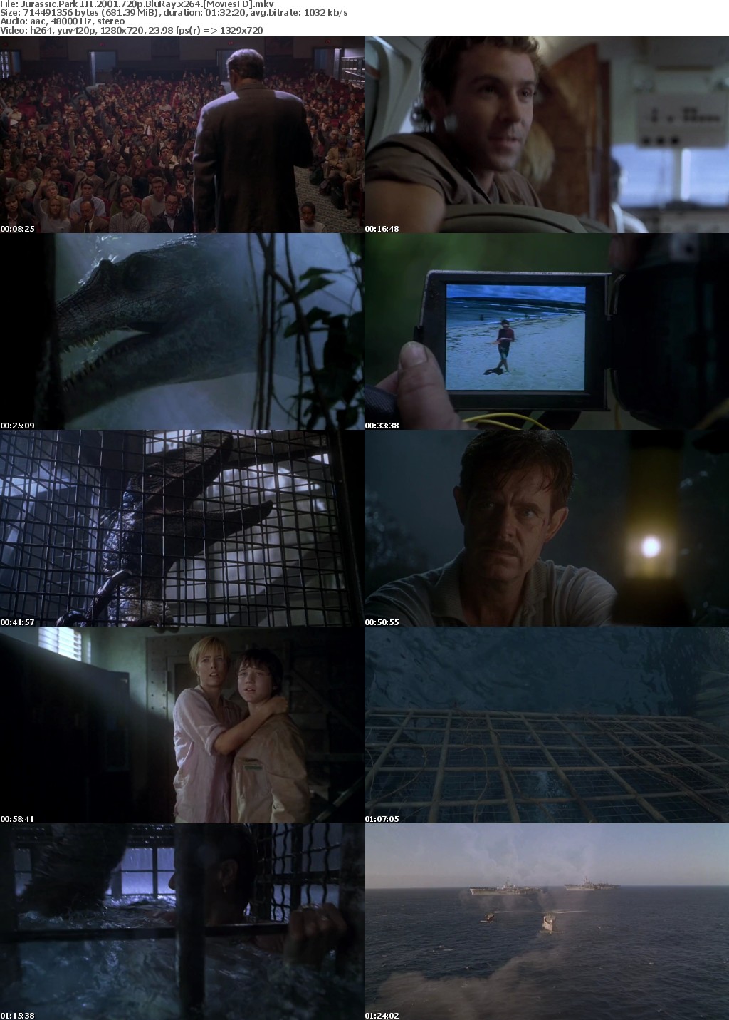 Jurassic Park III 2001 720p BluRay x264 MoviesFD