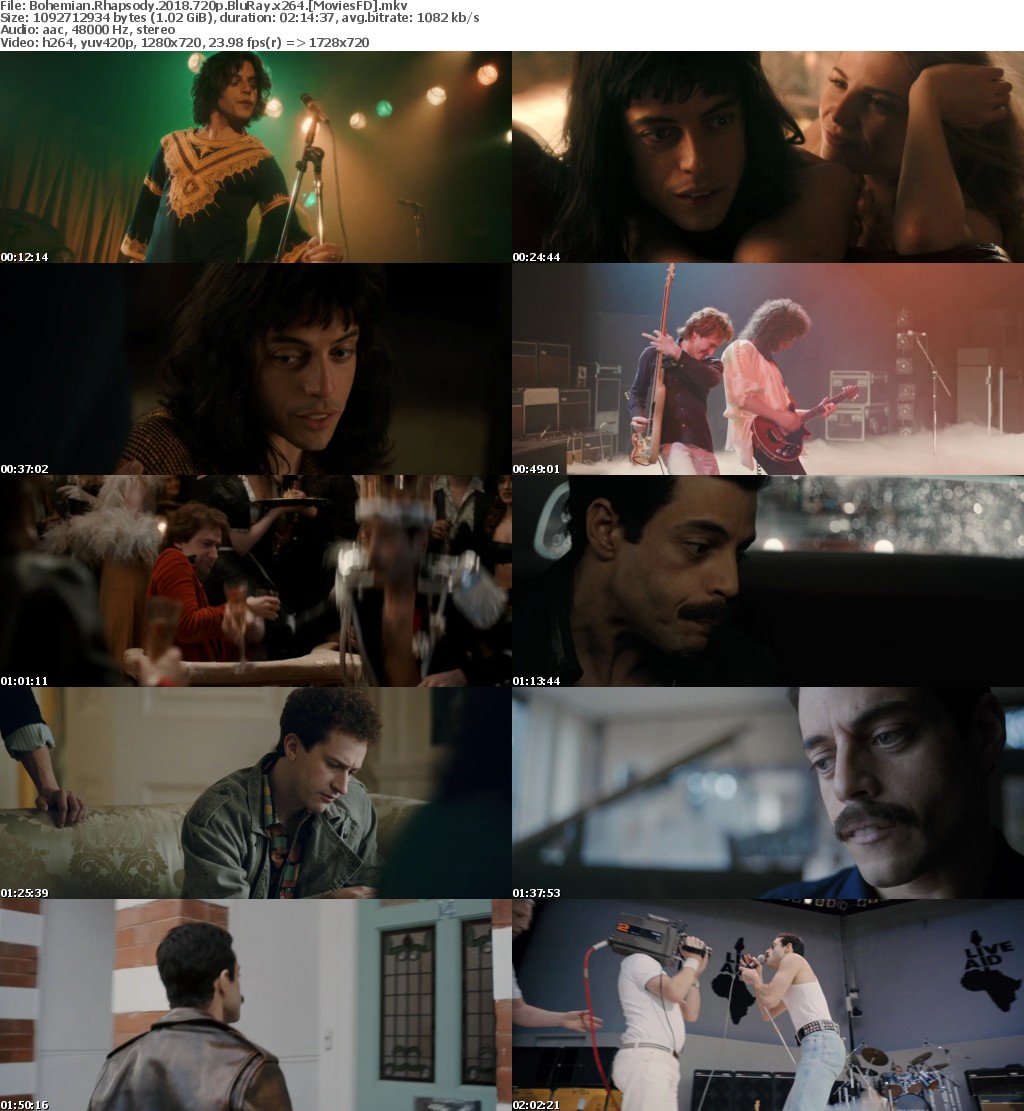 Bohemian Rhapsody 2018 720p BluRay x264 MoviesFD