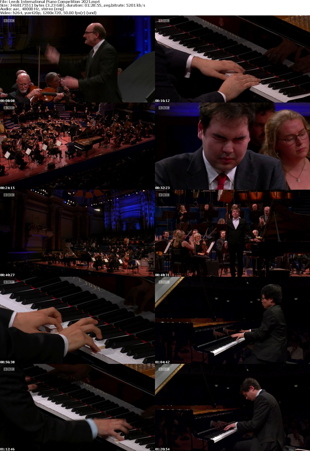 Leeds International Piano Competition 2021 (1280x720p HD, 50fps, soft Eng subs)