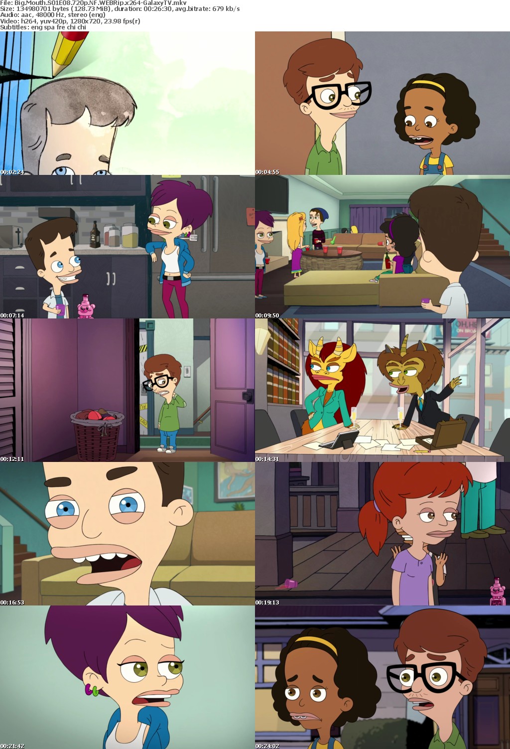 Big Mouth S01 COMPLETE 720p NF WEBRip x264-GalaxyTV