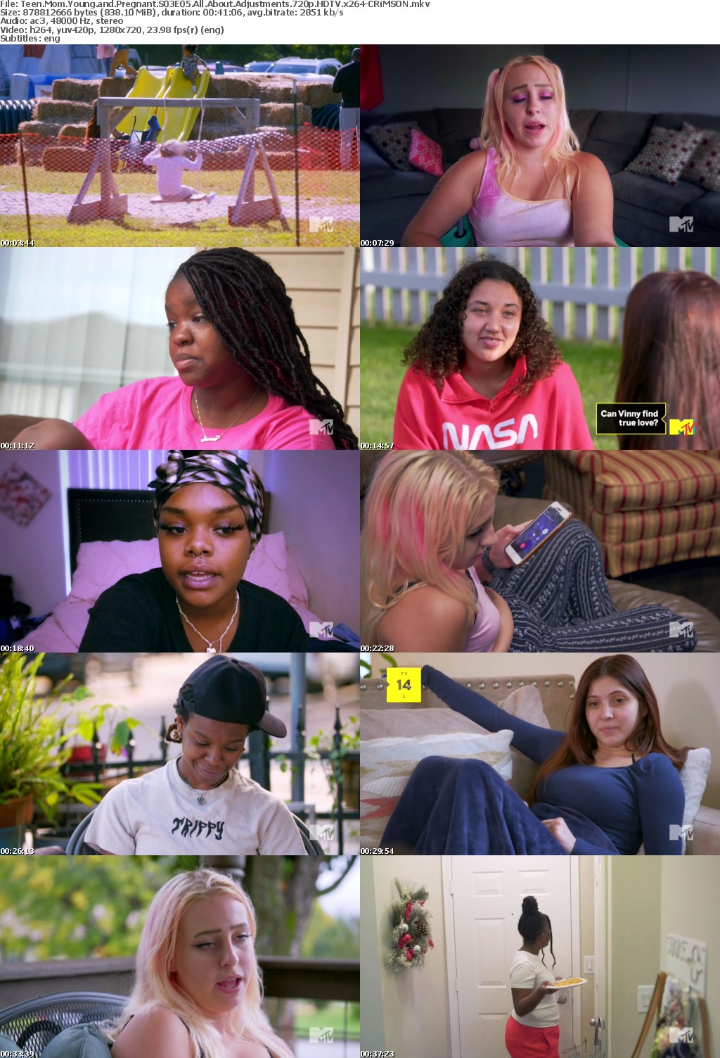 Teen Mom Young and Pregnant S03E05 All About Adjustments 720p HDTV x264-CRiMSON
