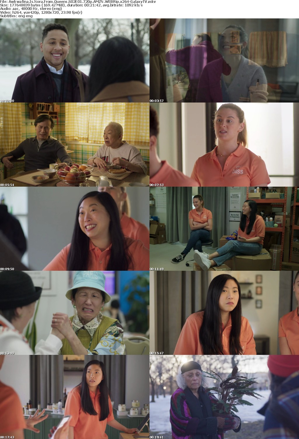 Awkwafina Is Nora From Queens S02 COMPLETE 720p AMZN WEBRip x264-GalaxyTV
