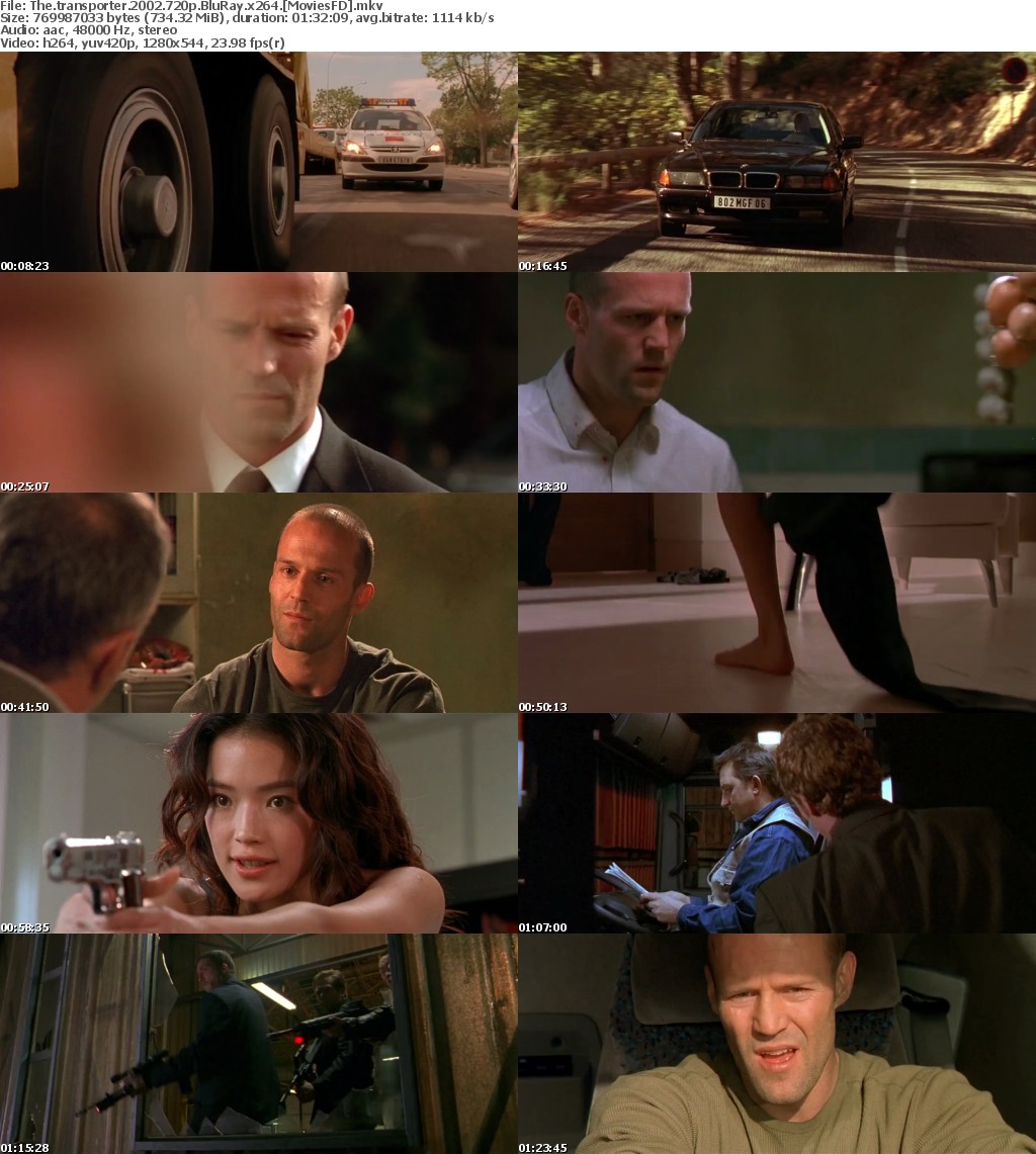 The Transporter (2002) 720P Bluray X264 Moviesfd