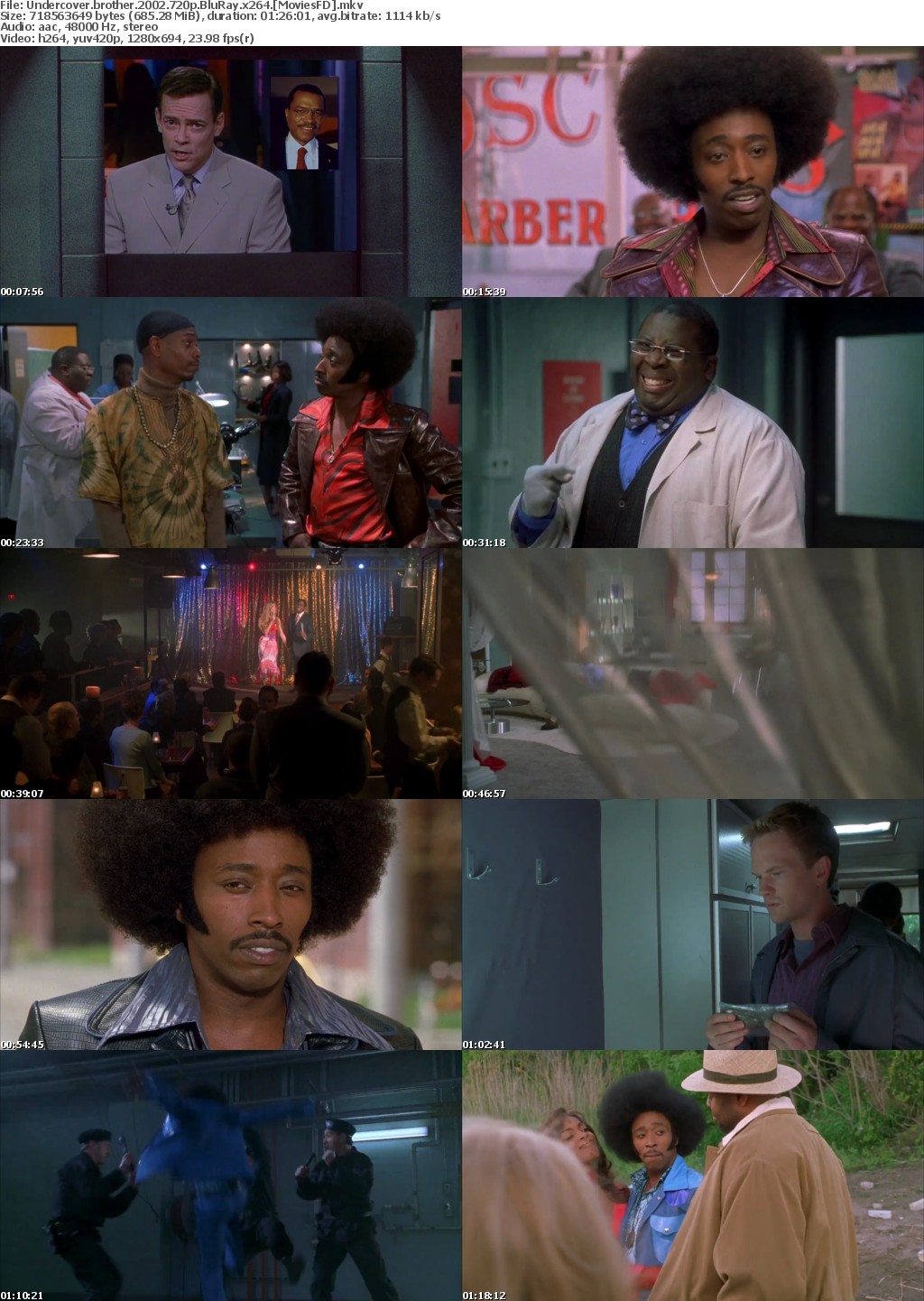 Undercover Brother (2002) 720P Bluray X264 Moviesfd