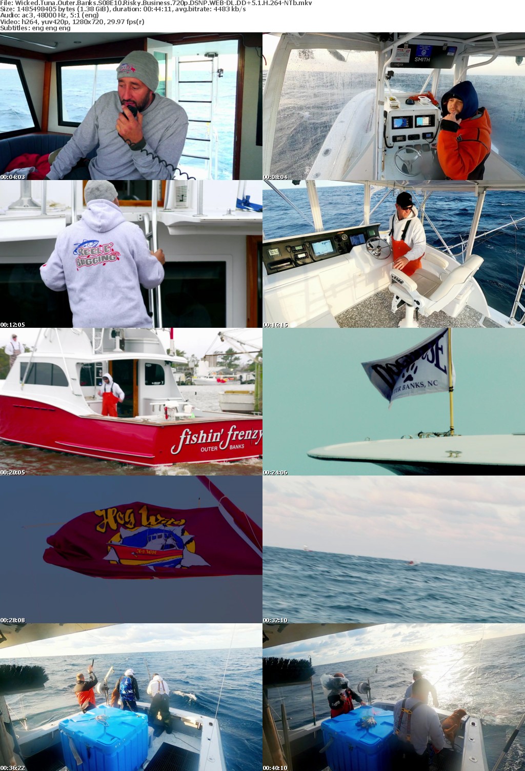 Wicked Tuna Outer Banks S08E10 Risky Business 720p DSNP WEBRip DDP5 1 x264-NTb