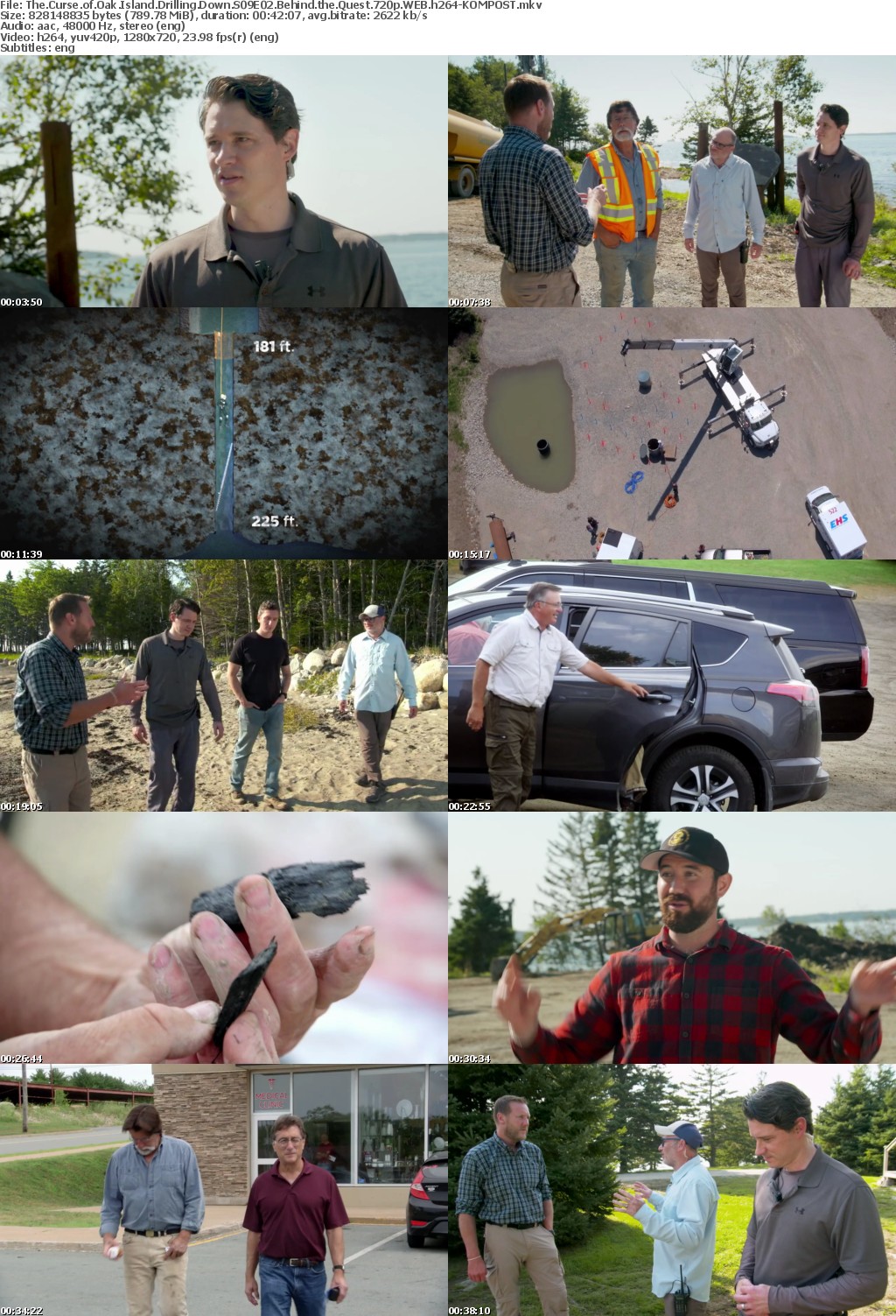 The Curse of Oak Island Drilling Down S09E02 Behind the Quest 720p WEB h264-KOMPOST
