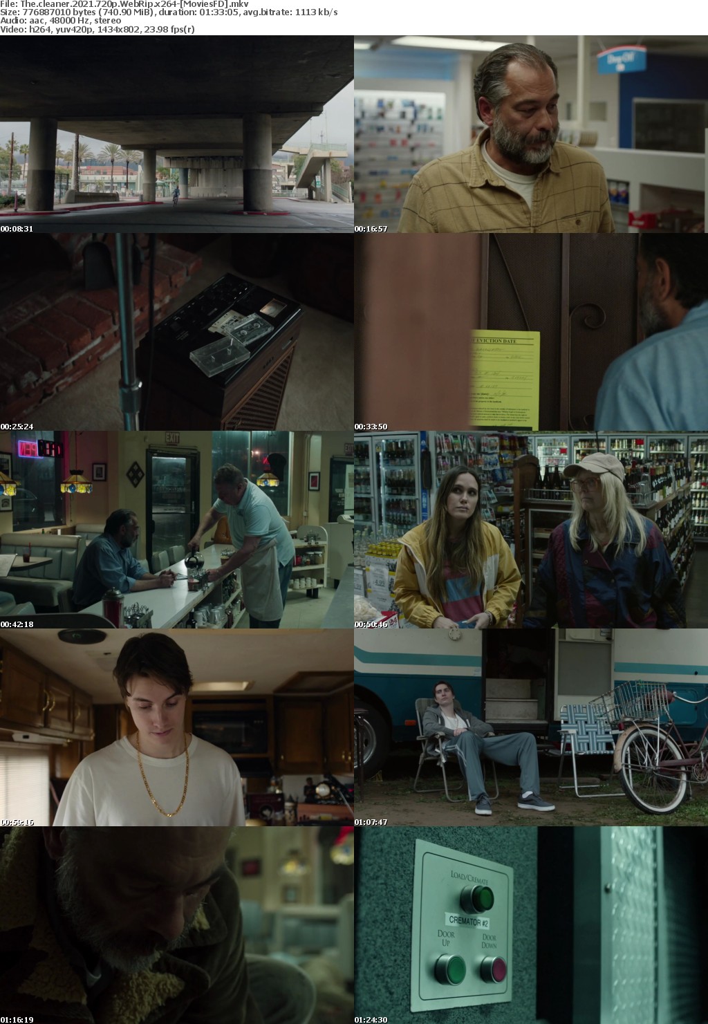 The Cleaner (2021) 720p WebRip x264- MoviesFD