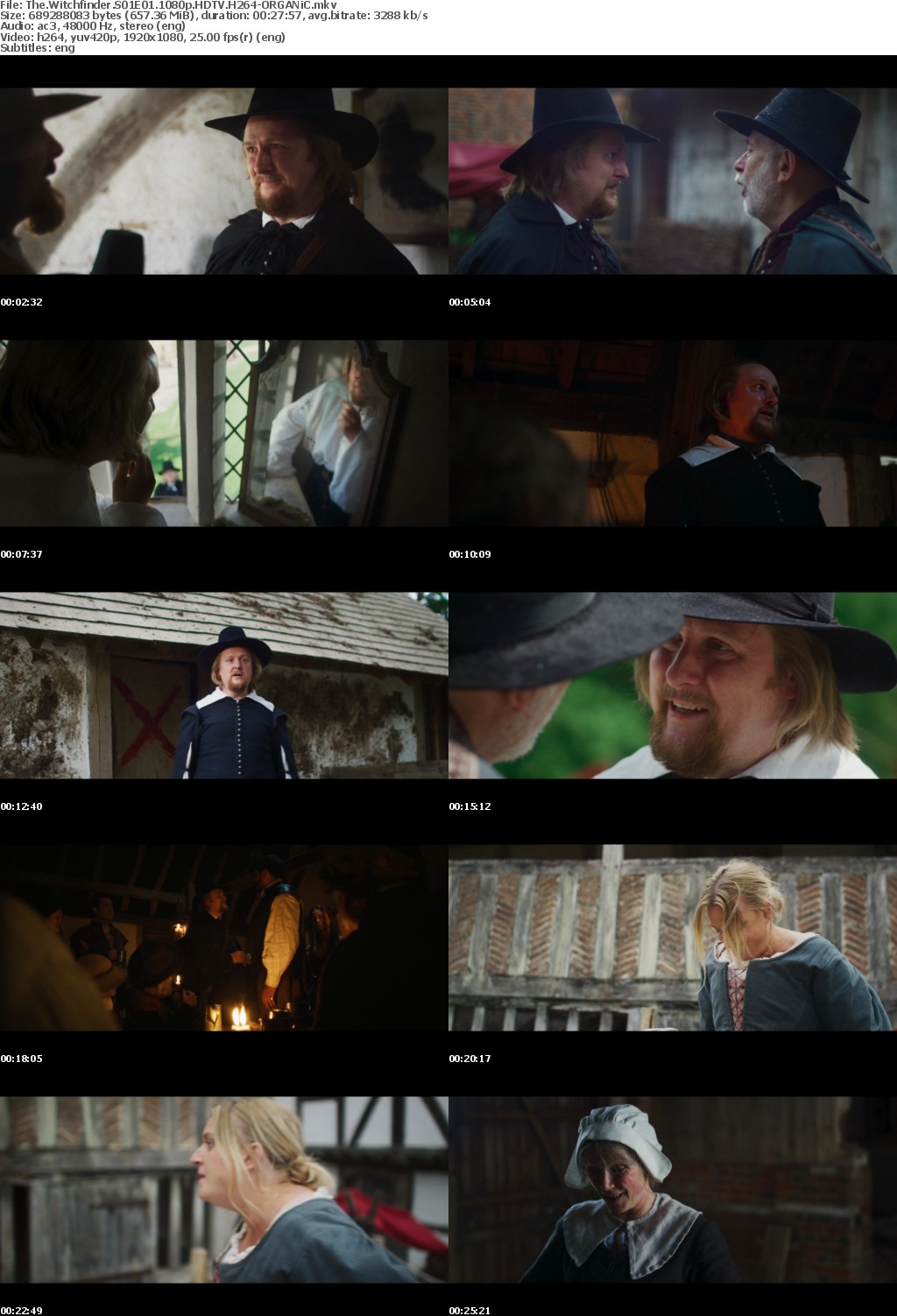 The Witchfinder S01E01 1080p HDTV H264-ORGANiC