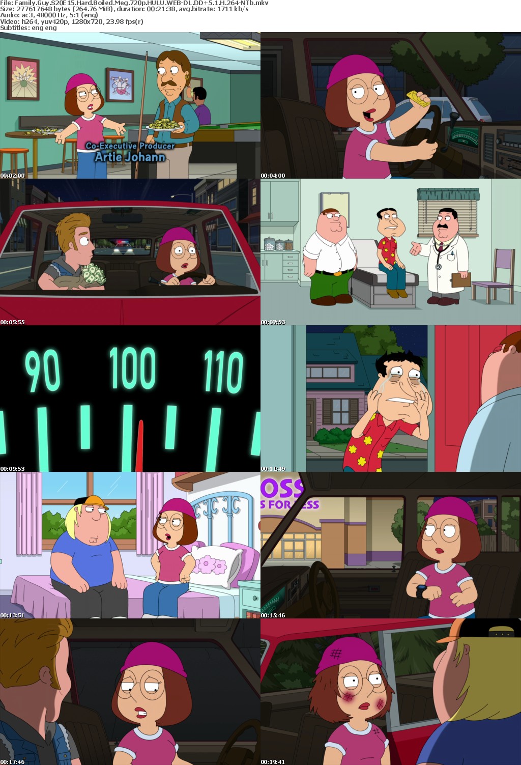 Family Guy S20E15 Hard Boiled Meg 720p HULU WEBRip DDP5 1 x264-NTb