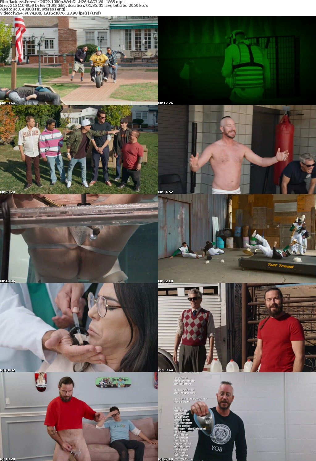 Jackass Forever 2022 1080p WebDL H264 AC3 Will1869