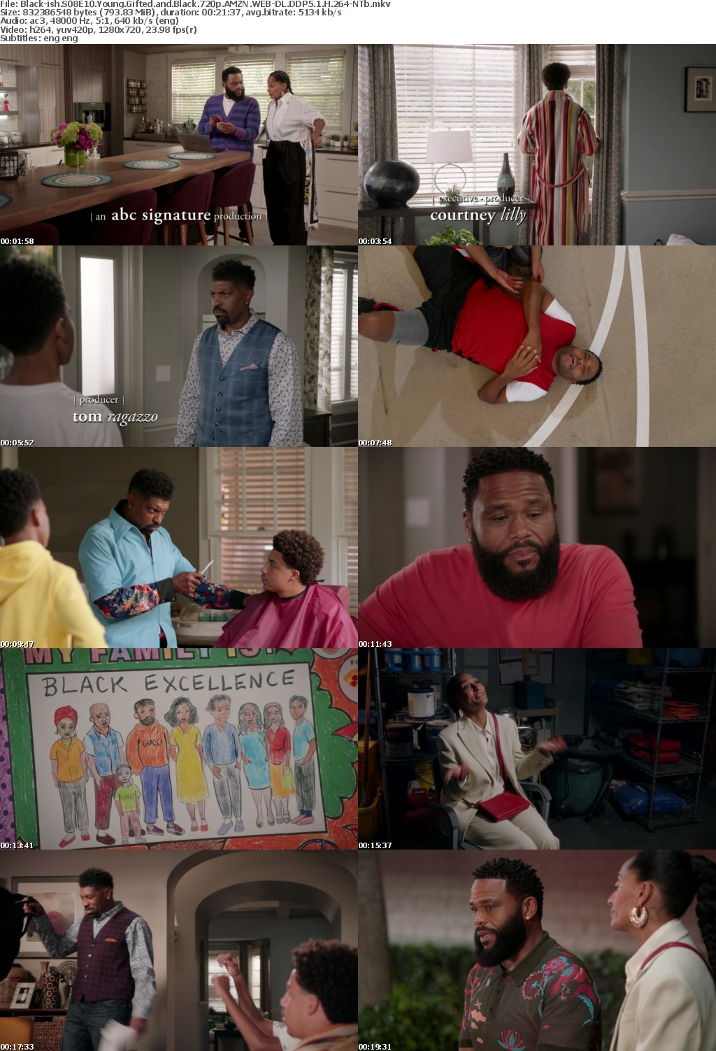 Blackish S08E10 Young Gifted and Black 720p AMZN WEBRip DDP5 1 x264-NTb