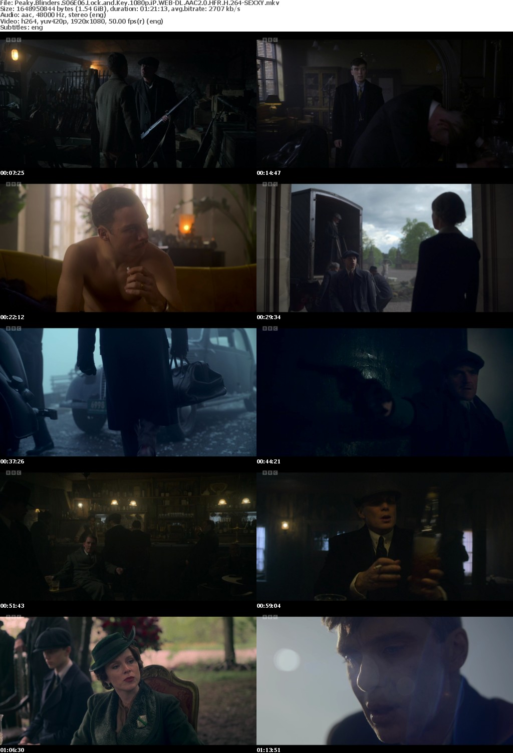 Peaky Blinders S06E06 Lock and Key 1080p iP WEB-DL AAC2 0 HFR H 264-SEXXY