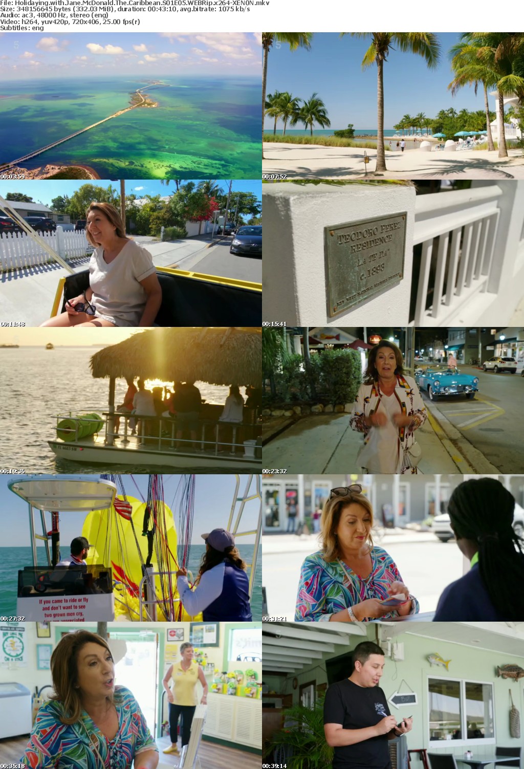 Holidaying with Jane McDonald The Caribbean S01E05 WEBRip x264-XEN0N