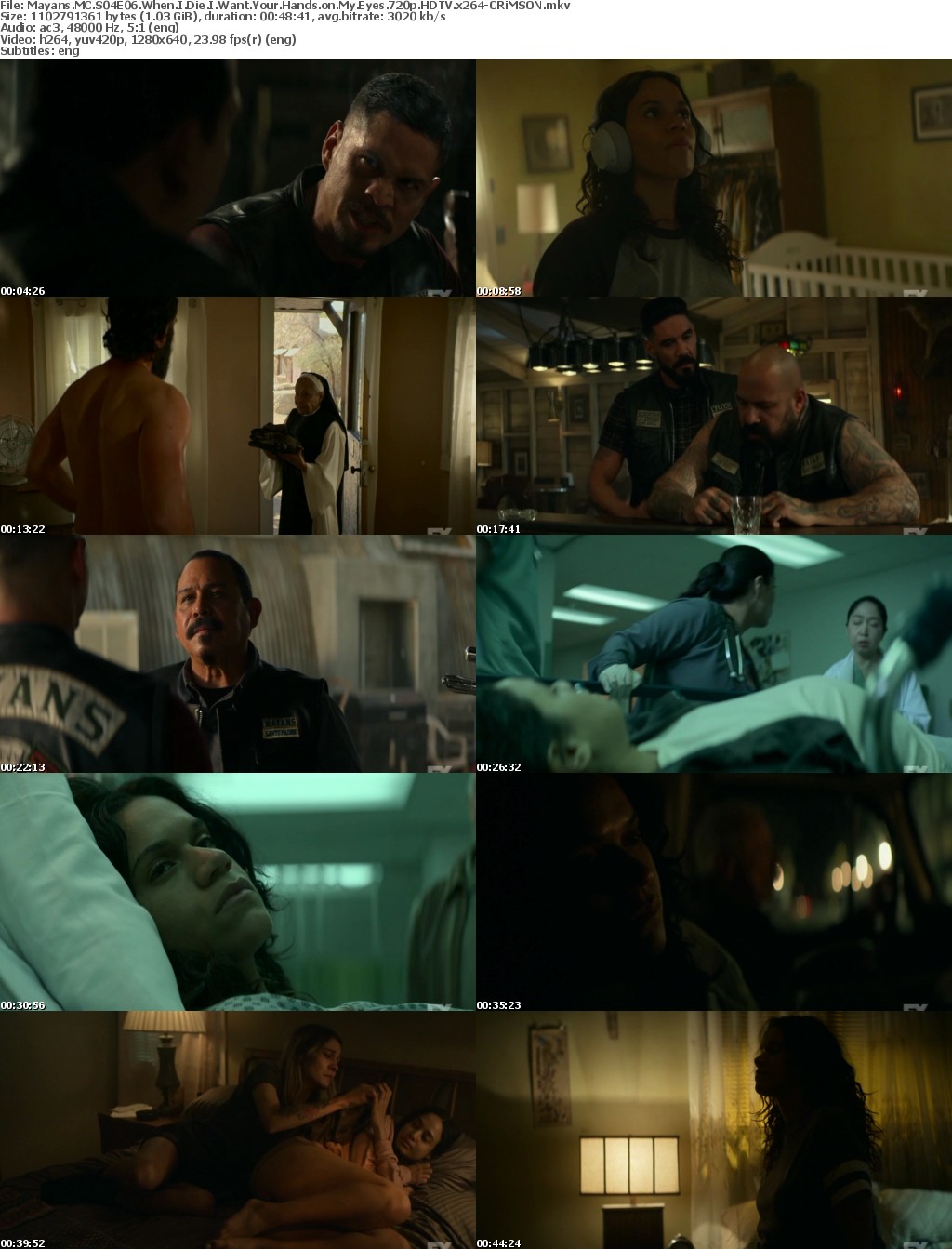 Mayans MC S04E06 When I Die I Want Your Hands on My Eyes 720p HDTV x264-CRiMSON