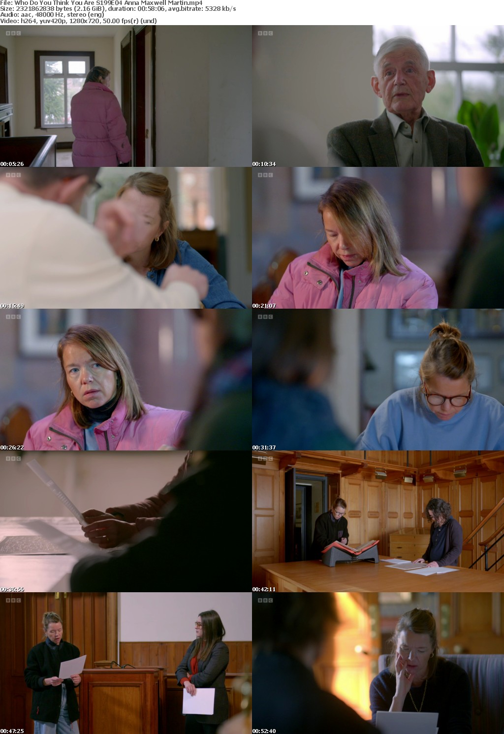 Who Do You Think You Are S199E04 Anna Maxwell Martin (1280x720p HD, 50fps, soft Eng subs)
