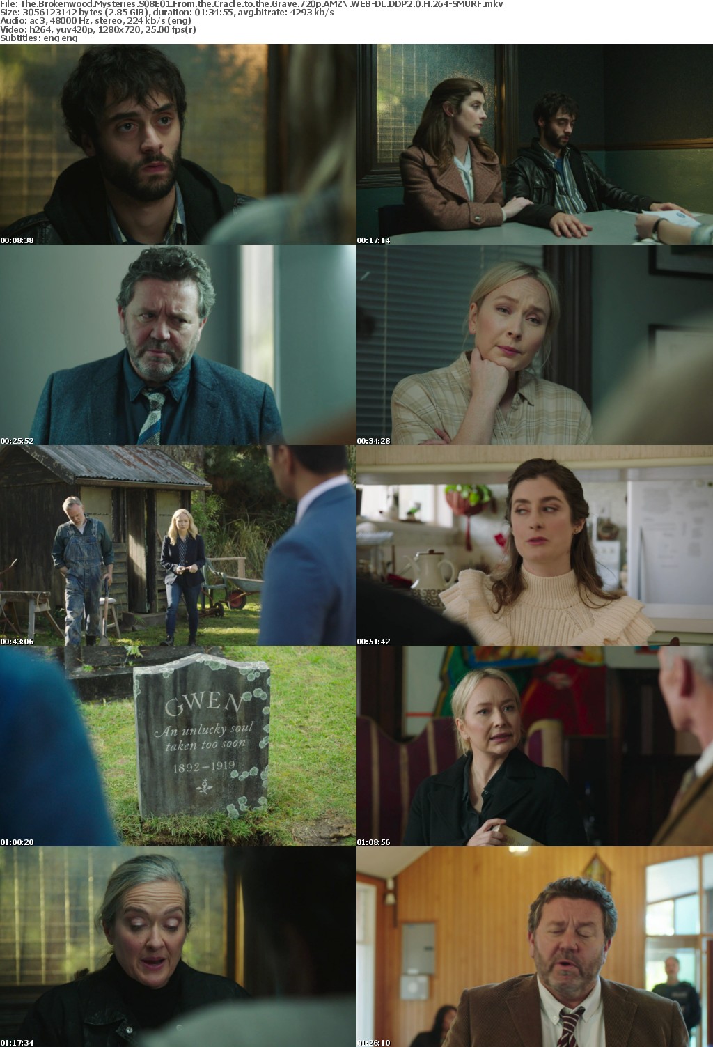 The Brokenwood Mysteries S08E01 From the Cradle to the Grave 720p AMZN WEB-DL DDP2 0 H 264-SMURF