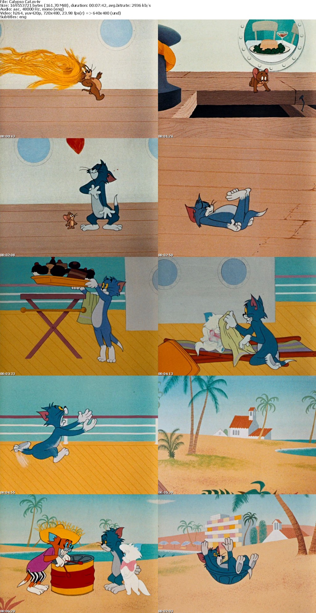 Tom and Jerry - The Gene Deitch Collection (13 cartoons) 480p x264 schuylang