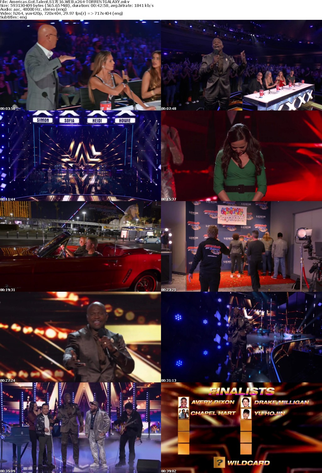 Americas Got Talent S17E16 WEB x264-GALAXY