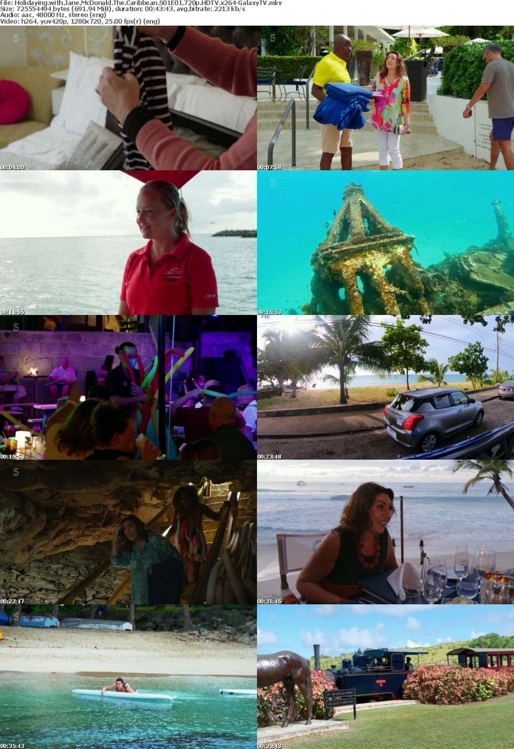 Holidaying with Jane McDonald The Caribbean S01 COMPLETE 720p HDTV x264-GalaxyTV