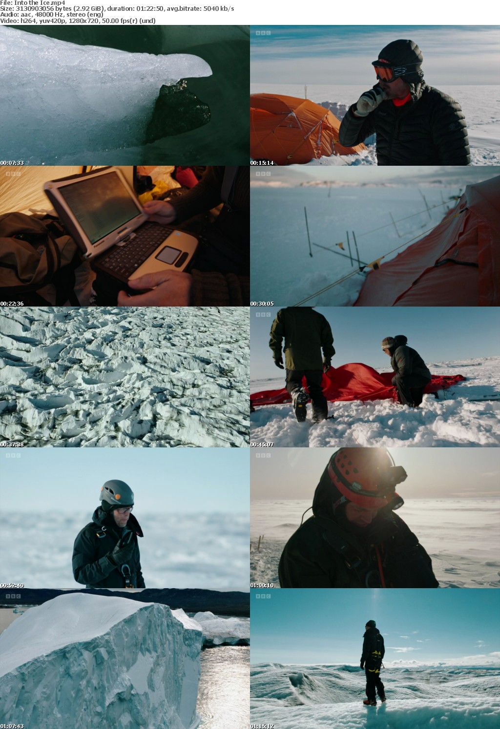 Into the Ice (1280x720p HD, 50fps, soft Eng subs)