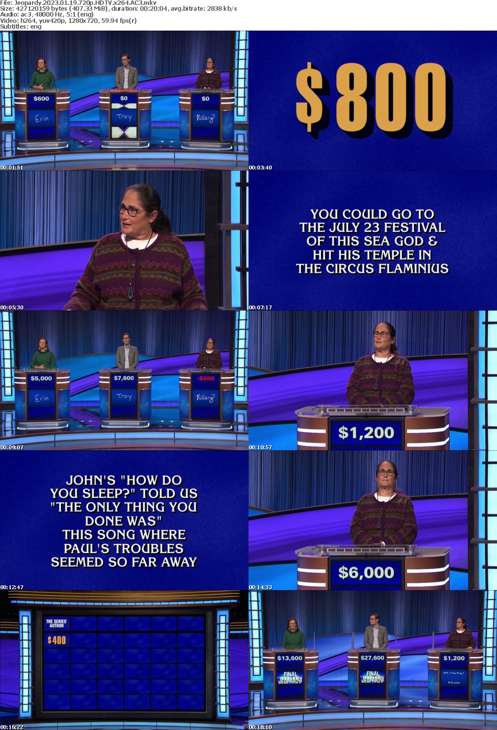 Jeopardy 2023 01 19 720p HDTV x264 AC3 atgoat
