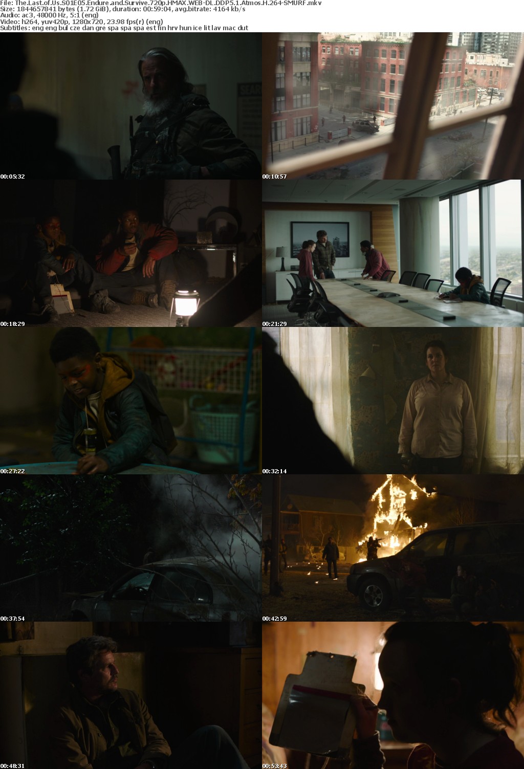 The Last of Us S01E05 720p HMAX WEBRip DDP5 1 Atmos x264-SMURF
