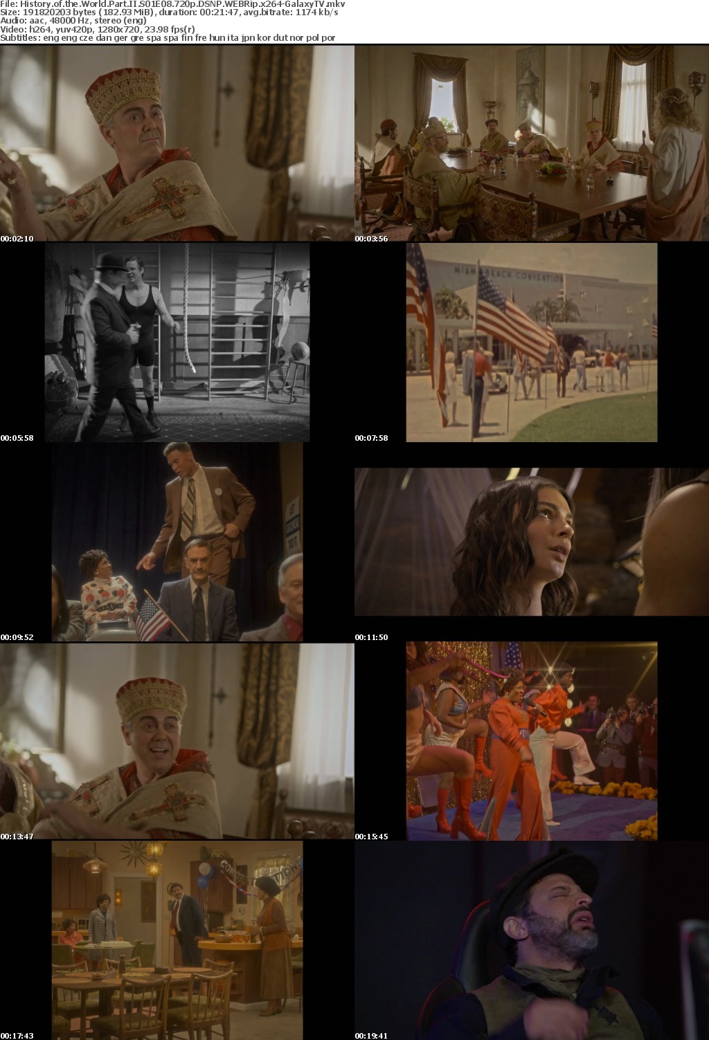 History of the World Part II S01 COMPLETE 720p DSNP WEBRip x264-GalaxyTV