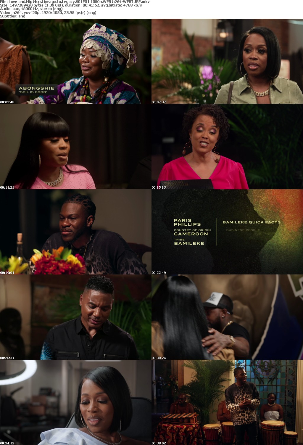 Love and Hip Hop Lineage to Legacy S01 1080p WEBRip AAC2 0 x264-WEBTUBE