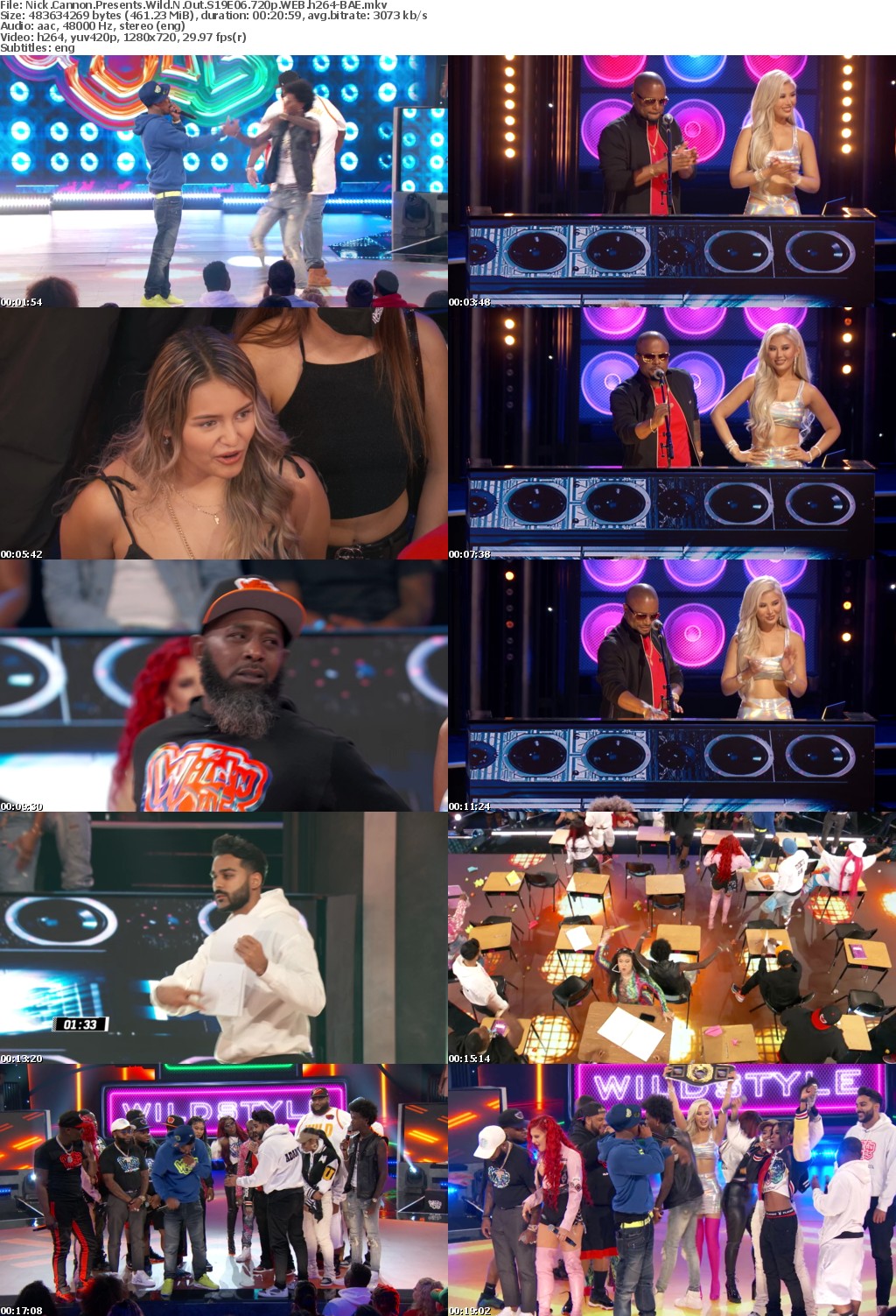 Nick Cannon Presents Wild N Out S19E06 720p WEB h264-BAE