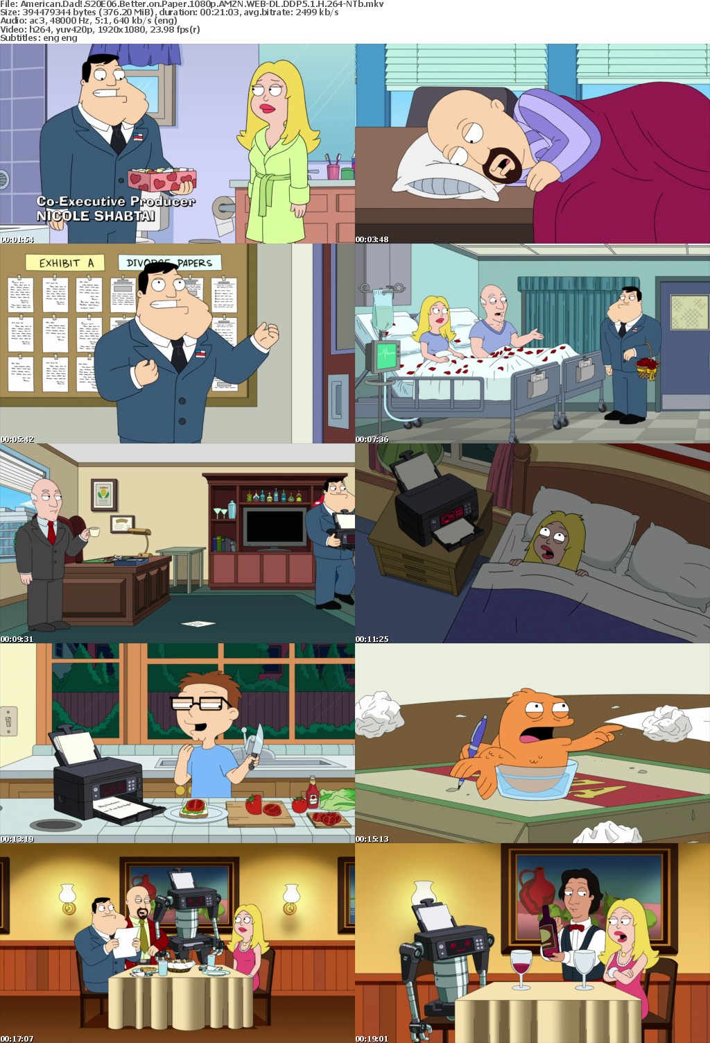 American Dad S20E06 Better on Paper 1080p AMZN WEBRip DDP5 1 x264-NTb