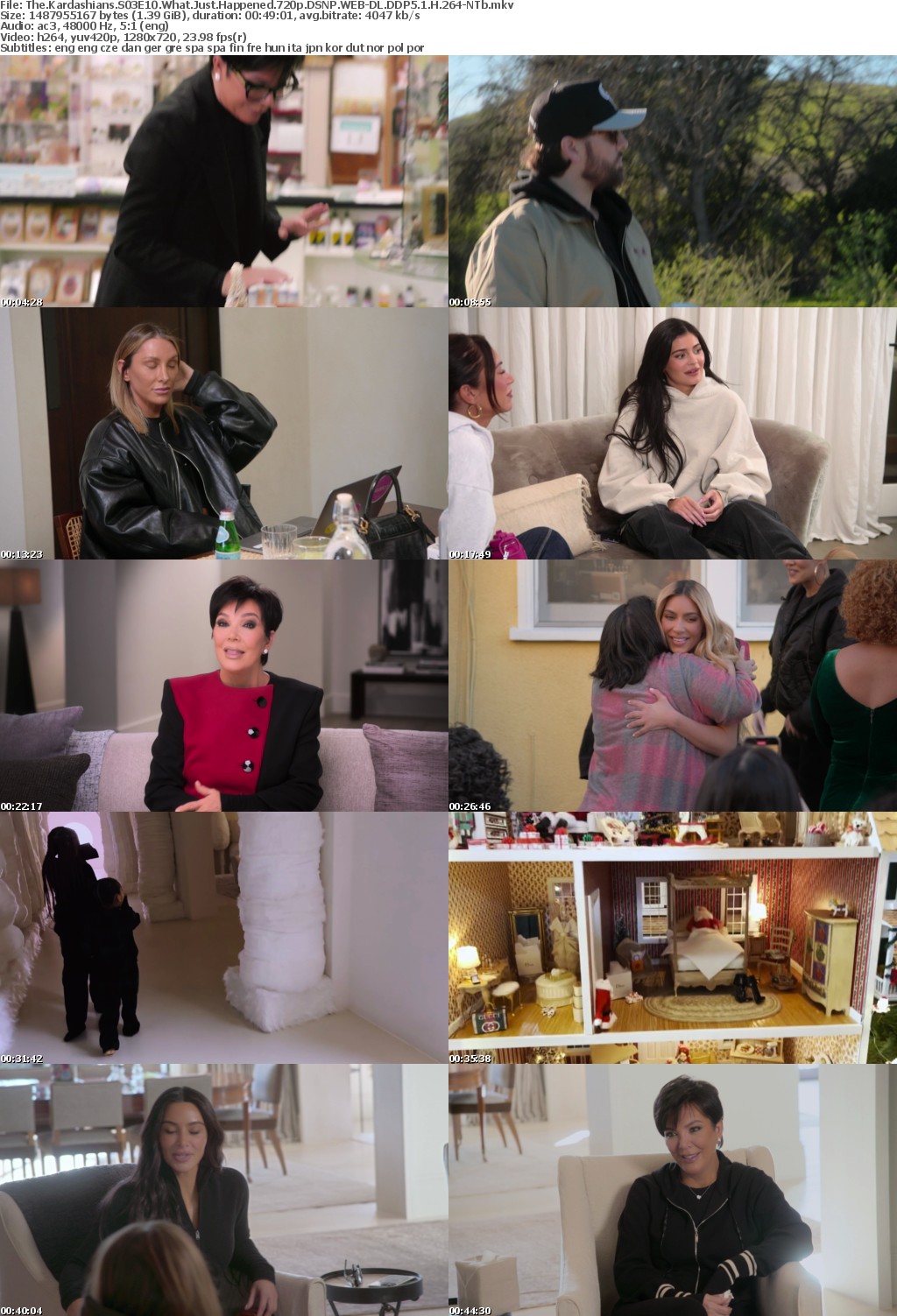 The Kardashians S03E10 What Just Happened 720p DSNP WEB-DL DDP5 1 H 264-NTb