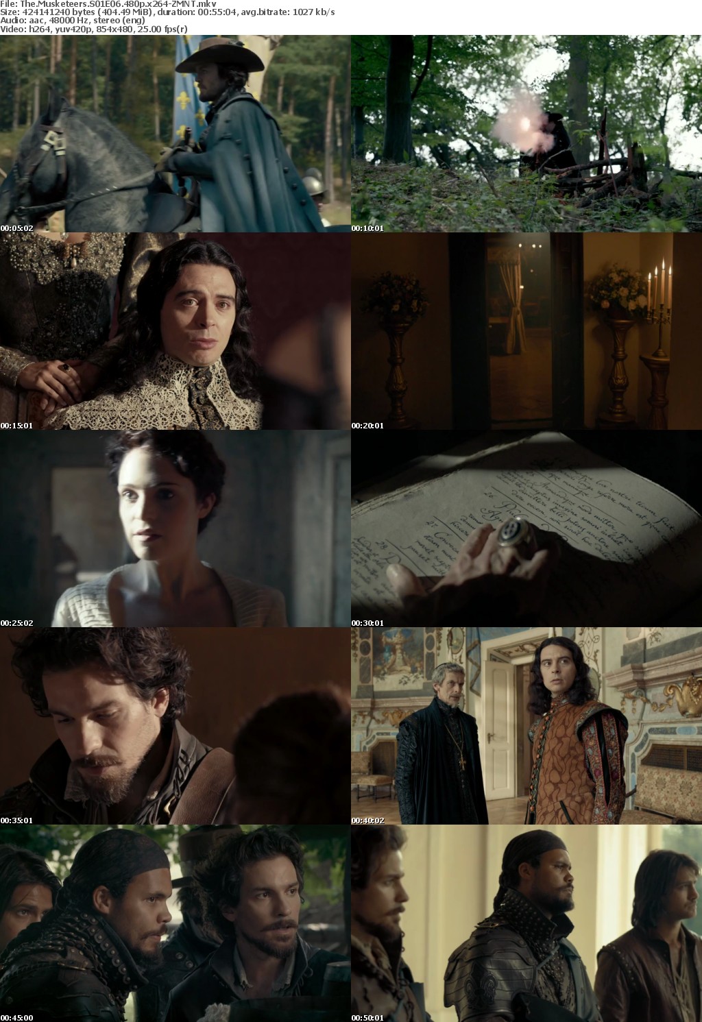 The Musketeers S01 480p x264-ZMNT