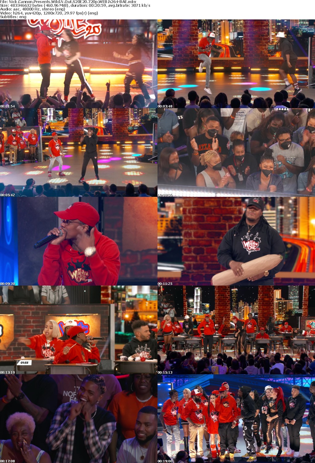 Nick Cannon Presents Wild N Out S20E20 720p WEB h264-BAE
