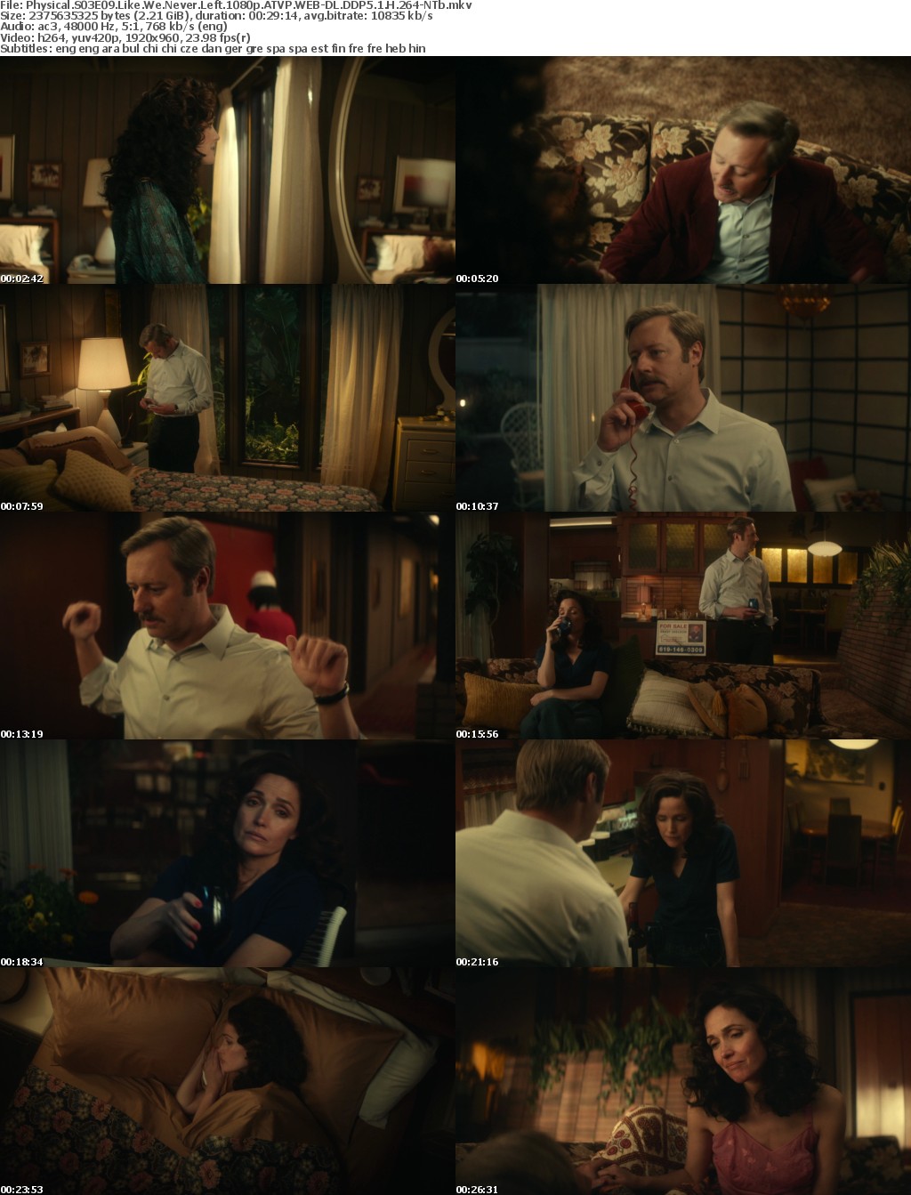 Physical S03E09 Like We Never Left 1080p ATVP WEB-DL DDP5 1 H 264-NTb