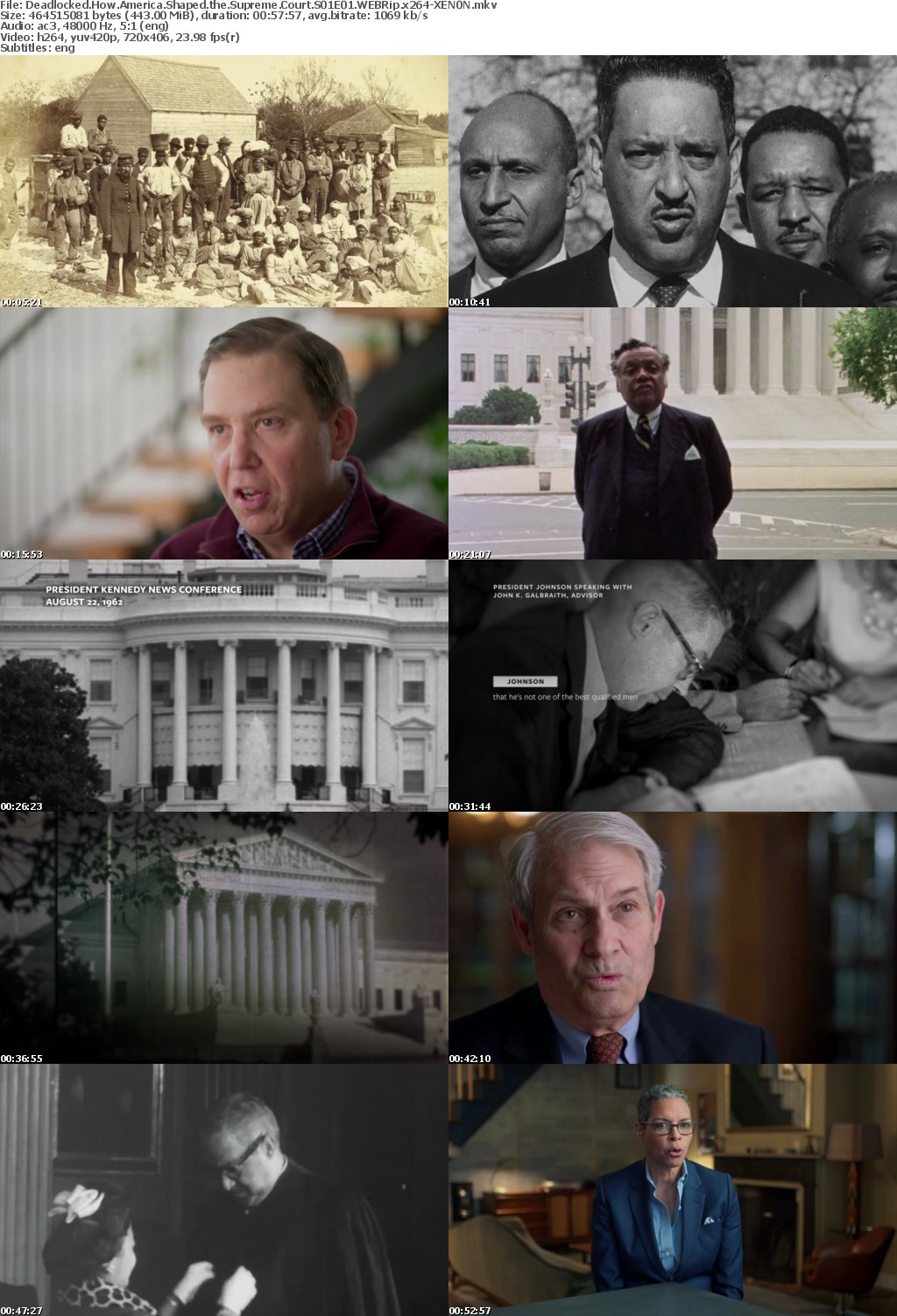 Deadlocked How America Shaped the Supreme Court S01E01 WEBRip x2 Saturn5