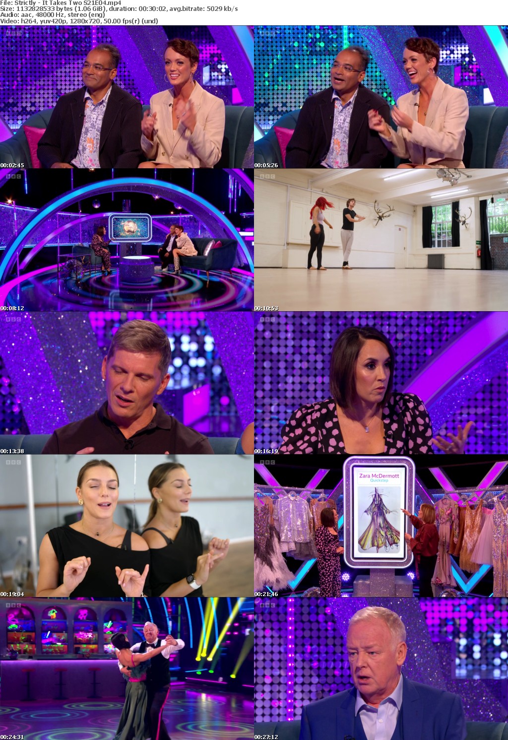 Strictly - It Takes Two S21E04 (1280x720p HD, 50fps, soft Eng subs)