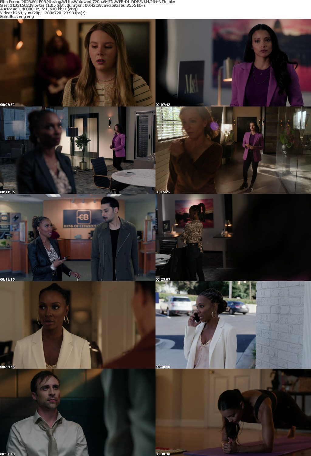 Found 2023 S01E03 Missing While Widowed 720p AMZN WEB-DL DDP5 1 H 264-NTb